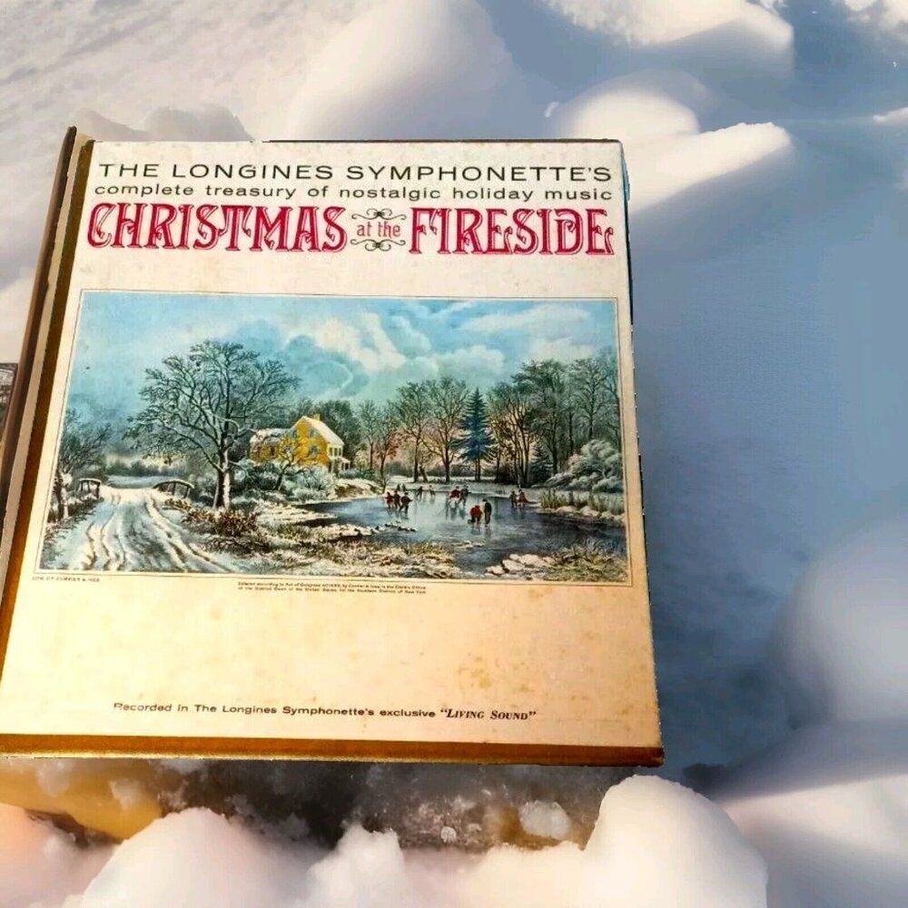 8 track tapes The longines symphonette Christmas At Fireside 4 - vintage Rare